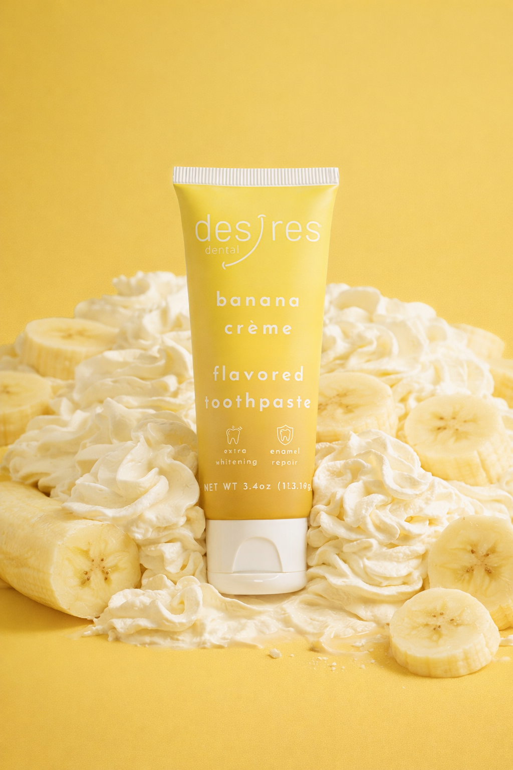 たれパンダ　クリーム2 ローション2 Banana Crème Flavored Toothpaste – Dental Desires