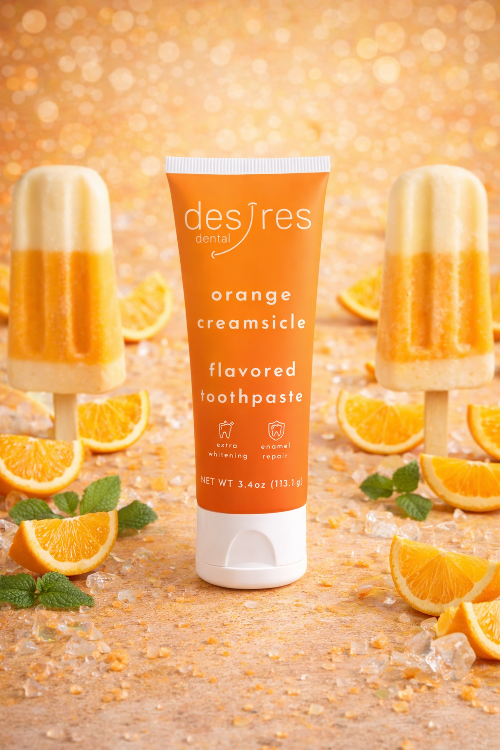 フェイスクリーム Orange Orange Creamsicle Flavored Toothpaste – Dental Desires